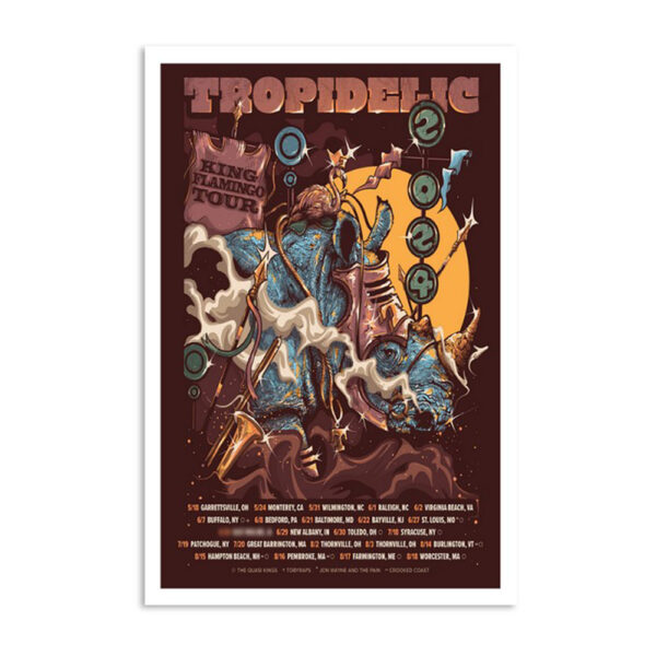 Tropidelic Summer Tour 2024 Poster