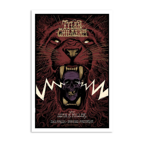 Tyler Childers With John R Miller Paradiso Amsterdam Poster