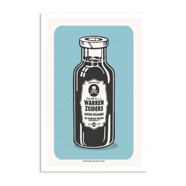 Warren Zeiders The Warfield Theatre San Francisco Ca March 10 2024 Poster