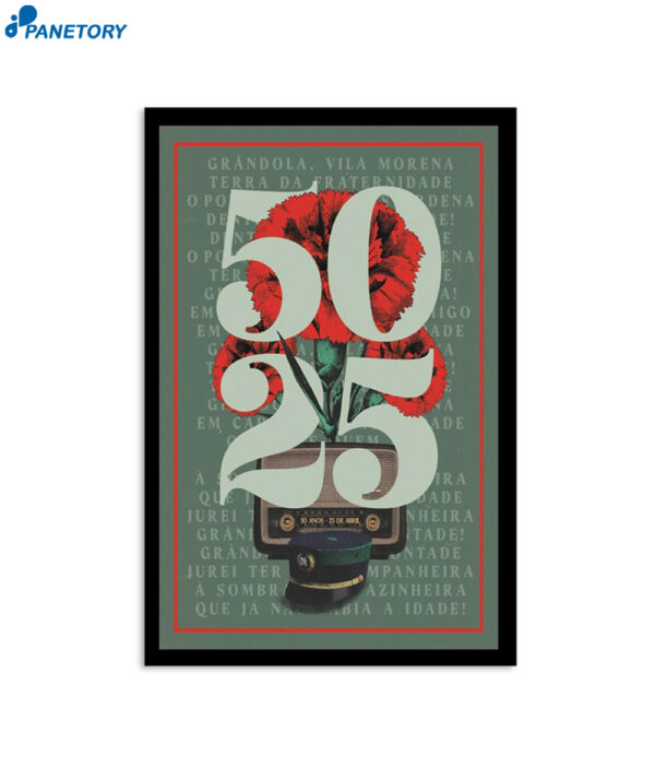 50 Anos 25 De Abril Poster