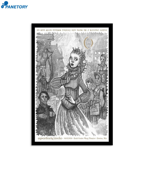 A Perfect Circle April 2 2024 Boch Center Wang Theatre Boston MA Poster
