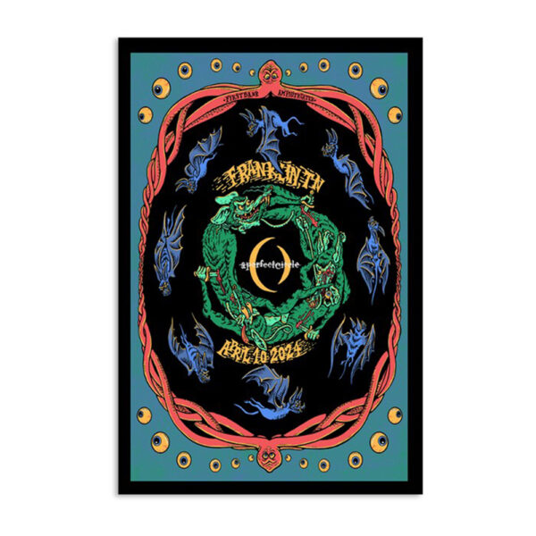 April 10 A Perfect Circle Firstbank Amphitheater Franklin TN 2024 Poster