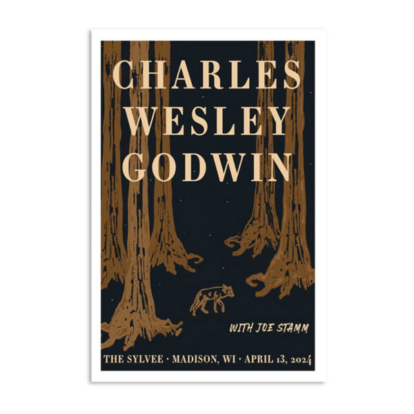 Charles Wesley Godwin April 13 The Sylvee Madison Wi 2024 Poster