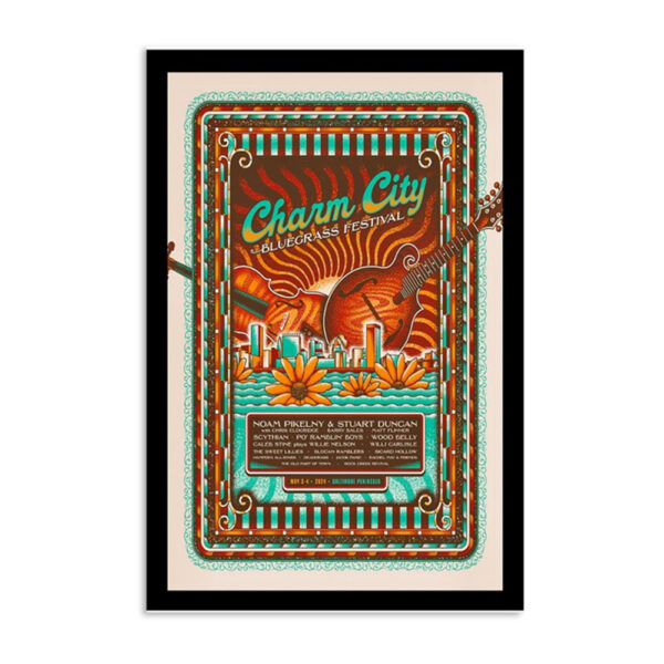 Charm City Bluegrass Festival May 3-4 2024 Baltimore Peninsula Poster
