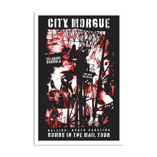 City Morgue The Ritz April 10 Raleigh Nc Poster