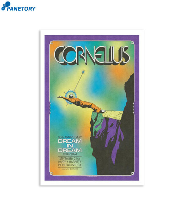 Cornelius Tour September 22Nd 2024 Pappy Harriet’s Pioneertown Ca Poster