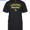 Derrick Rose Wearing Lausanne Basketball Shirt