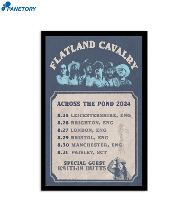 Flatland Cavalry Across The Pond 2024 Poster