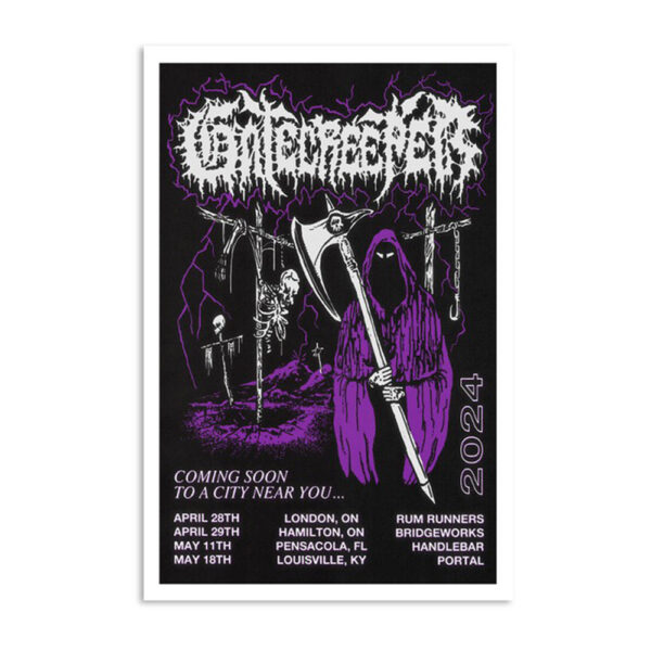 Gatecreeper Tour 2024 North American Poster