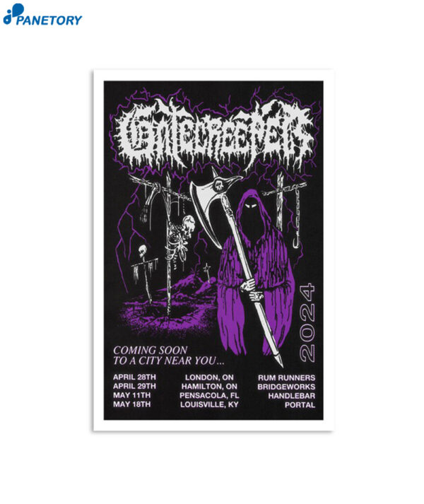 Gatecreeper Tour 2024 North American Poster
