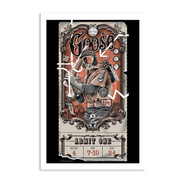 Goose Apr 7-10 2024 Port Chester New York Poster