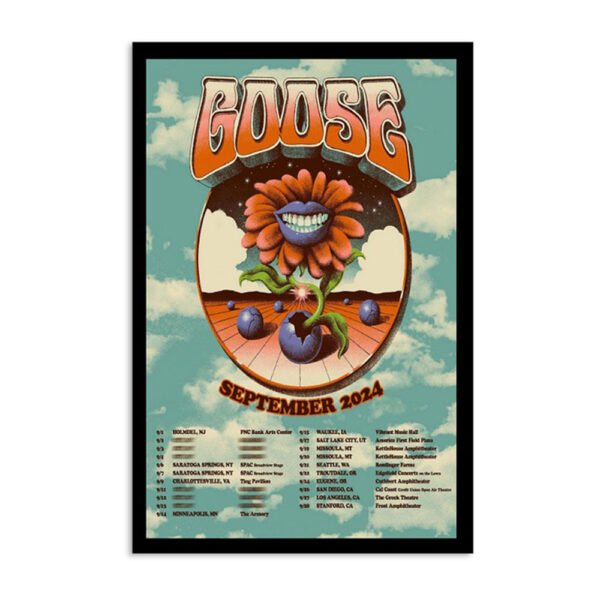 Goose September 2024 Tour Poster