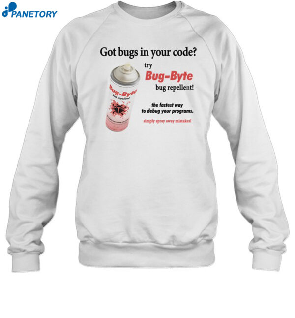 Got Bugs In Your Code Try Bug-byte Bug Repellent-unisex T-shirt 1