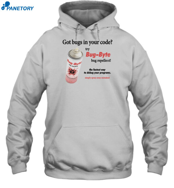 Got Bugs In Your Code Try Bug-byte Bug Repellent-unisex T-shirt 2