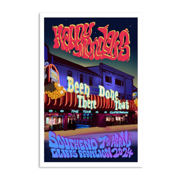 Happy Monday April 7 2024 Cliffs Pavilion Poster