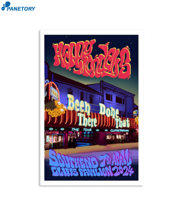 Happy Monday April 7 2024 Cliffs Pavilion Poster
