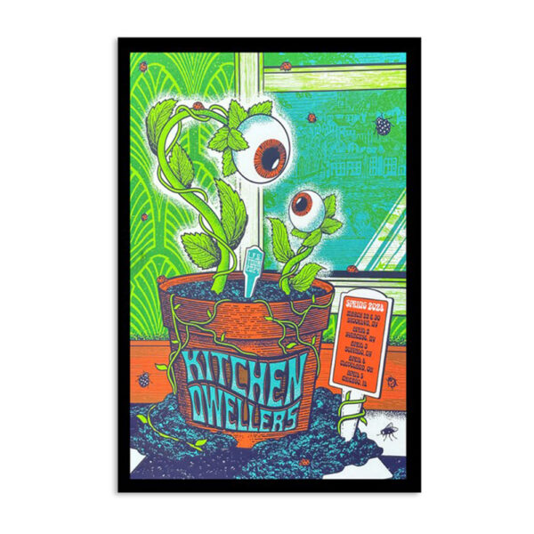 Kitchen Dwellers Spring 2024 Tour Poster