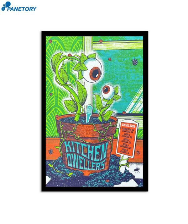 Kitchen Dwellers Spring 2024 Tour Poster