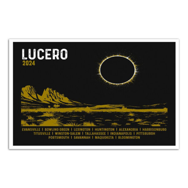 Lucero Tour 2024 Poster