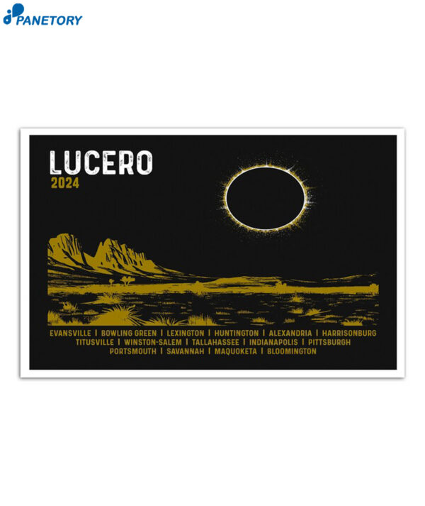 Lucero Tour 2024 Poster