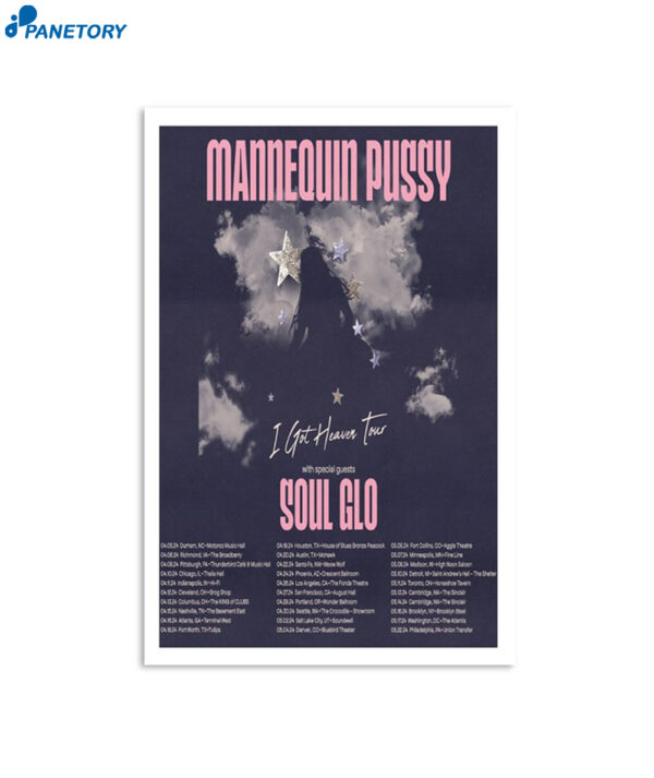 Mannequin Pussy I Got Heaven Tour 2024 Poster