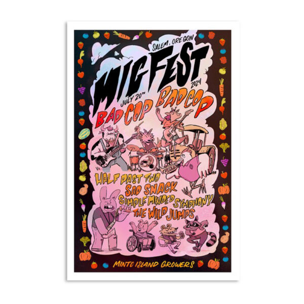 Mig Fest 2024 Minto Island Growers Salem Or Poster