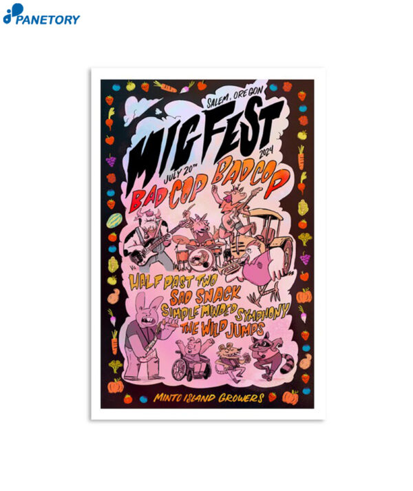 Mig Fest 2024 Minto Island Growers Salem Or Poster