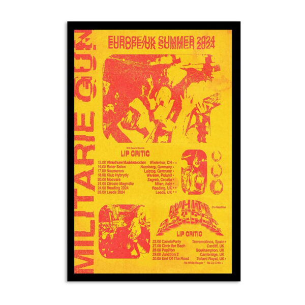 Militarie Gun Europe & Uk Summer 2024 Poster