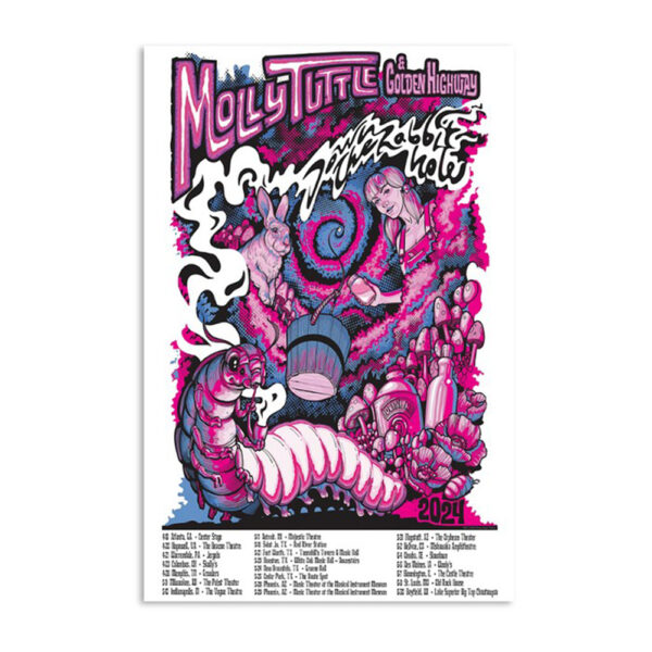 Molly Tuttle Down The Rabbit Hole Tour 2024 Poster