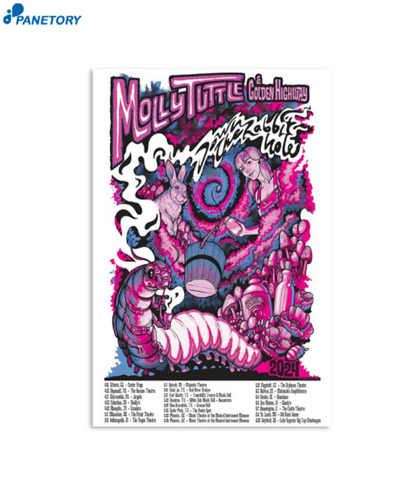 Molly Tuttle Down The Rabbit Hole Tour 2024 Poster