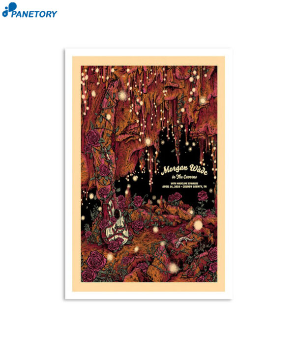 Morgan Wade The Caverns Pelham Tn Apr 14th 2024 Poster