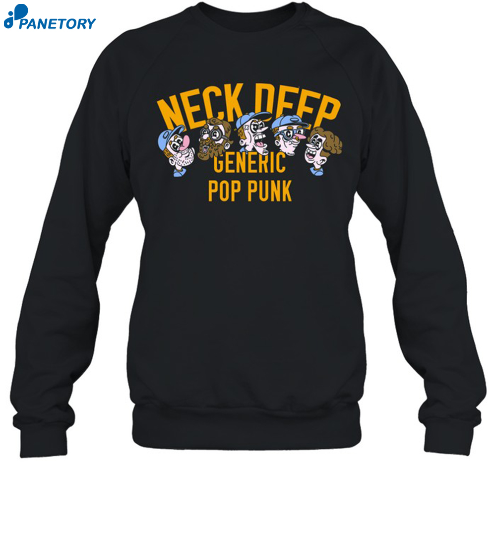 Neck Deep Store Generic Pop Punk Cartoon Faces Shirt 6 Neck Deep Store Generic Pop Punk Cartoon Faces Shirt 1
