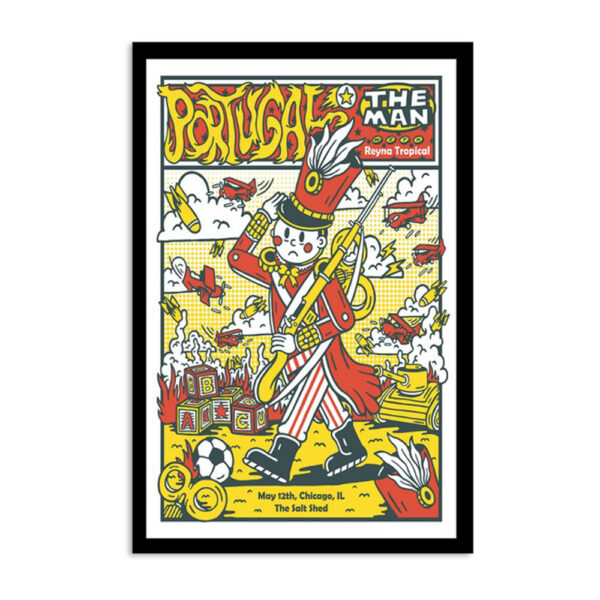 Portugal The Man At The Salt Shed In Chicago Il On May 11 2024 Poster