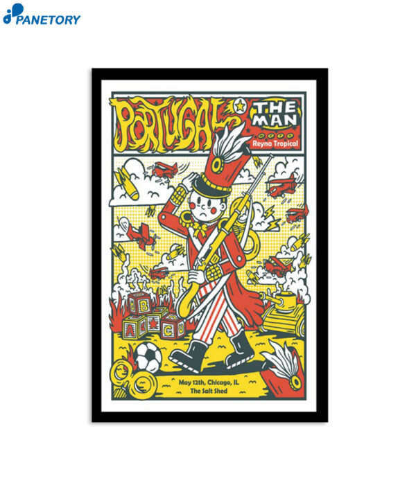 Portugal The Man At The Salt Shed In Chicago Il On May 11 2024 Poster
