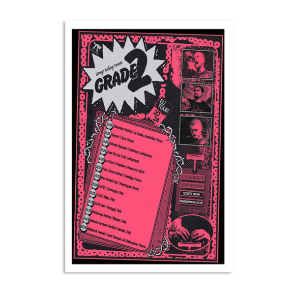 Poster Grade 2 Eu Tour 2024 Poster
