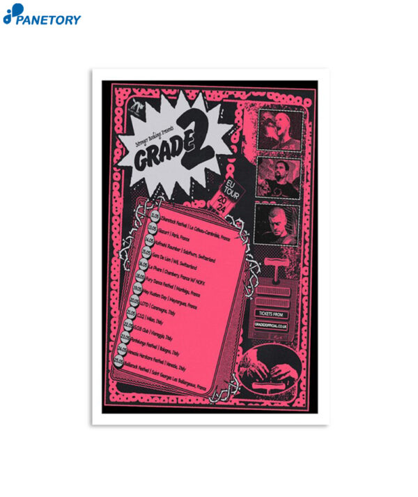 Poster Grade 2 Eu Tour 2024 Poster