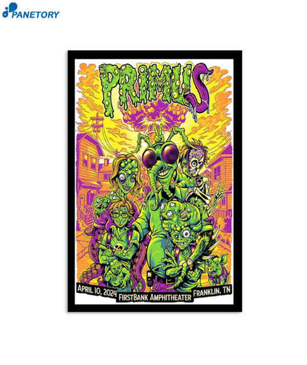 Primus Franklin Firstbank Amphitheater 04-10-2024 Poster