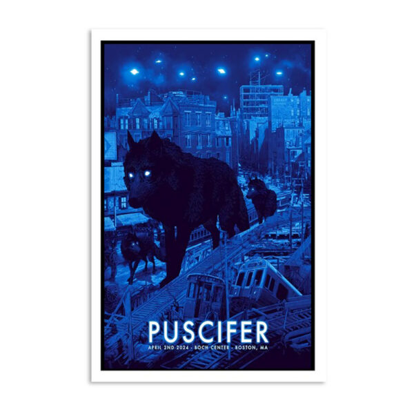 Puscifer April 2nd 2024 Boch Center Boston Ma Poster
