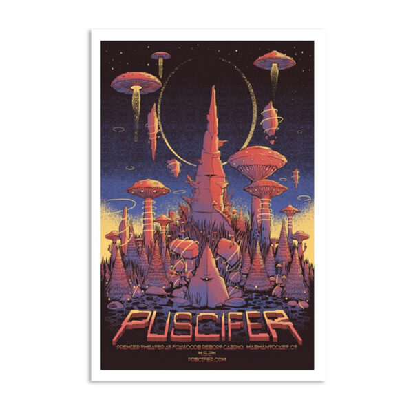 Puscifer April 5 2024 Mashantucket Ct Premier Theater At Foxwoods Resort Casino Poster
