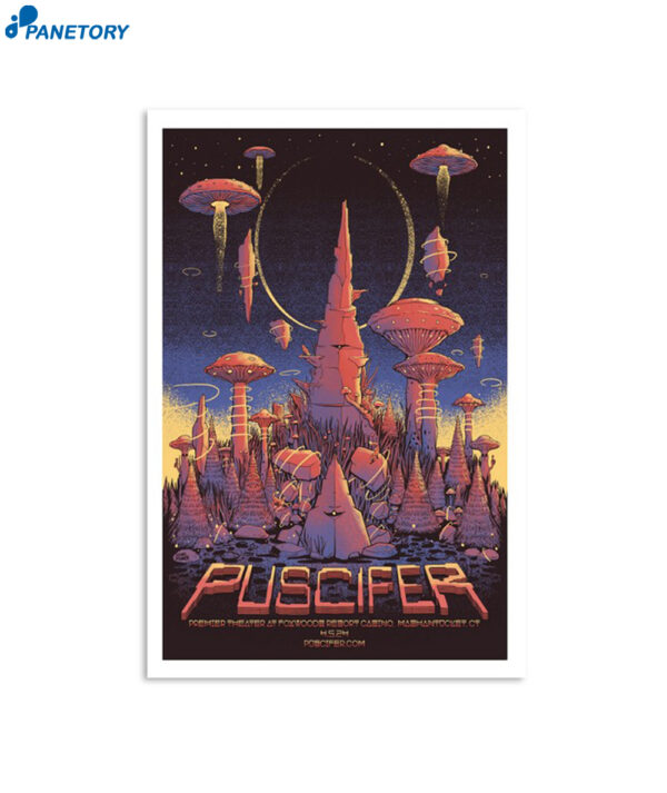 Puscifer April 5 2024 Mashantucket Ct Premier Theater At Foxwoods Resort Casino Poster