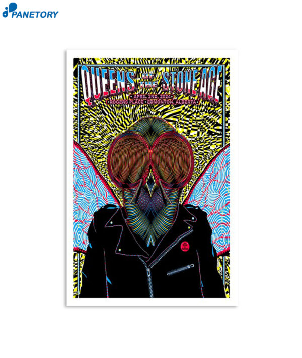 Queens Of The Stone Age Us Tour 2024 Rogers Place Poster