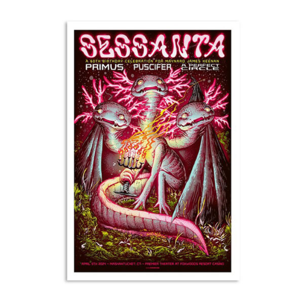 Sessanta April 5 Mashantucket Ct Premier Theater At Foxwoods Resort Casino Poster