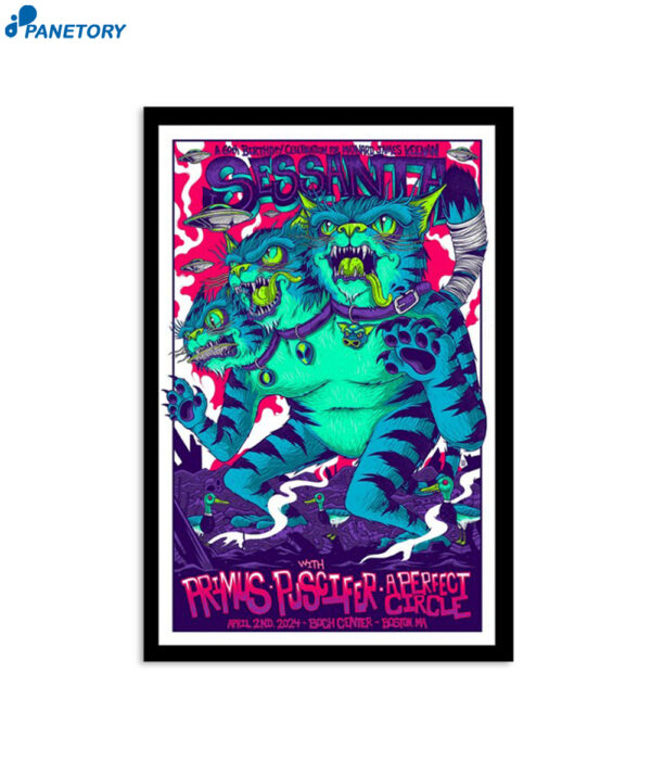 Sessanta Show Poster Boston Ma April 2 2024 Poster