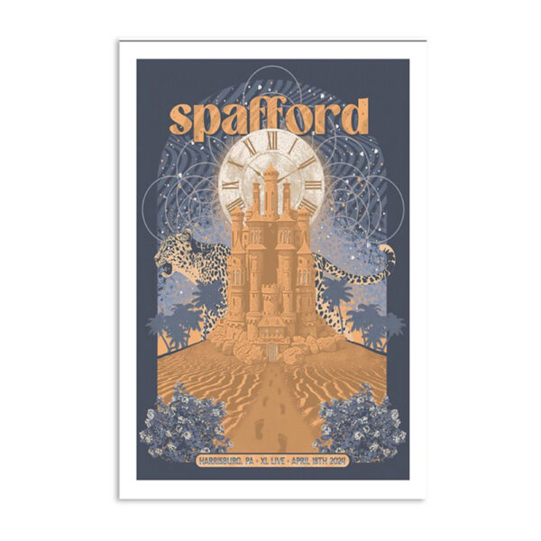 Spafford Show In Harrisburg Pa April 18 2024 Poster
