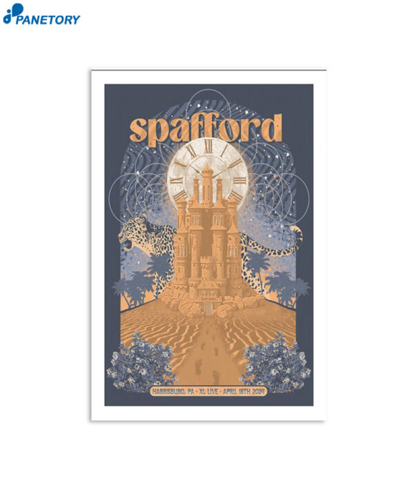 Spafford Show In Harrisburg Pa April 18 2024 Poster