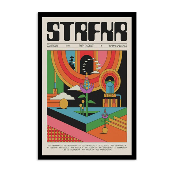 Strfkr April &Amp; May Tour 2024 Poster