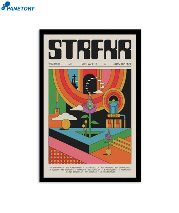 Strfkr April &Amp; May Tour 2024 Poster