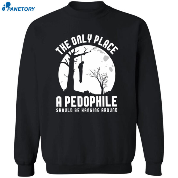 The Only Place A Pedophile Should Be Hanging Around Shirt 2