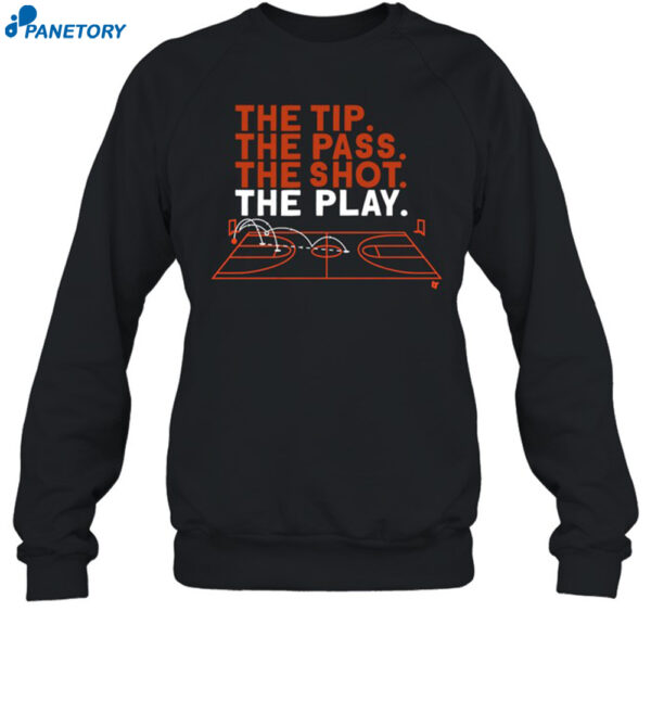 The Tip The Pass The Shot The Play Shirt 1
