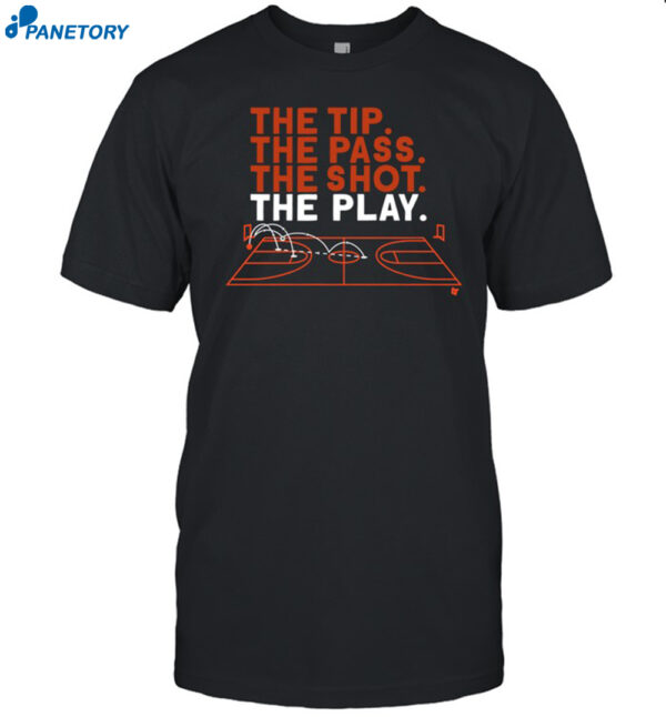 The Tip The Pass The Shot The Play Shirt